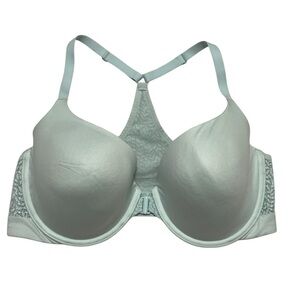 Victoria's Secret Body By Victoria Racerback Demi Bra 36DD Front Close Soft Mint